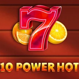 10 Power Hot online game logo by Amusnet Interactive on spinssahara.com