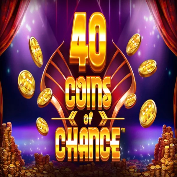 40 Coins of Chance online game logo by SYNOT Games on spinssahara.com