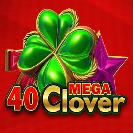 Official Slots logo: 40 Mega Clover by Amusnet Interactive at SpinSahara Casino