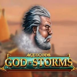 Age Of The Gods: God of Storms logo by Playtech at SpinSahara Casino
