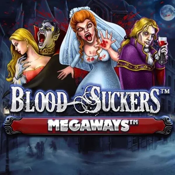 Slots logo of Blood Suckers Megaways from Red Tiger Gaming at SpinSahara Casino