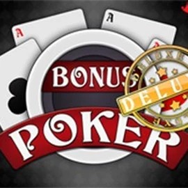 Bonus Poker Deluxe - 3 Hands online game logo by RTG (Reel Time Gaming) on spinssahara.com