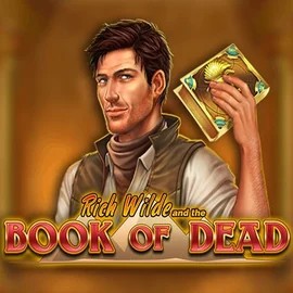 Book of Dead game by Play'n GO – logo hosted on SpinSahara Casino