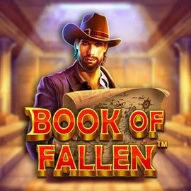 Book Of Fallen slot logo by Pragmatic Play at SpinSahara Casino