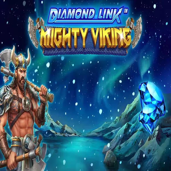 Diamond Link Mighty Viking slot visual from Greentube available on spinssahara.com