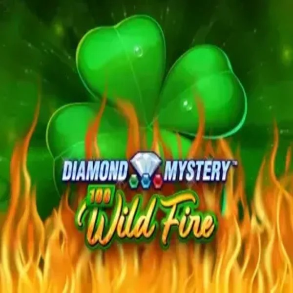 Diamond Mystery 100 Wild Fire logo by Greentube SpinSahara Casino