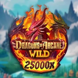 Dragons of Arcane Wild logo – Slots by Foxium at SpinSahara Casino