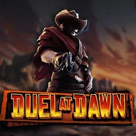 Duel At Dawn slot logo by Hacksaw Gaming at SpinSahara Casino