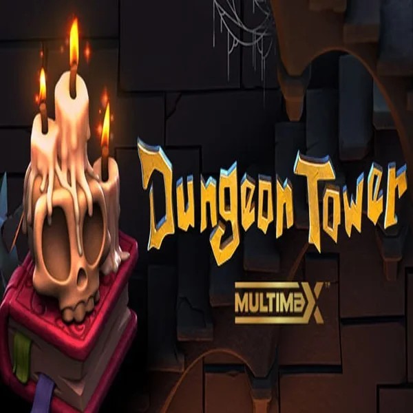 Dungeon Tower logo by Peter &amp; Sons at SpinSahara Casino