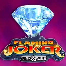 Flaming Joker Link and Win logo by Barstruck at SpinSahara Casino