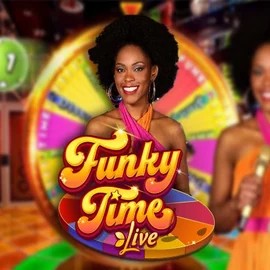 Live Casino logo of Funky Time from Evolution at SpinSahara Casino