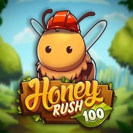 Honey Rush 100 casino game by Play'n GO – featured logo at SpinSahara Casino
