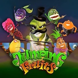Jumping Fruits game by Wazdan – logo hosted on SpinSahara Casino