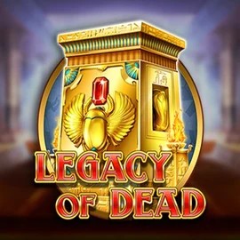 Legacy of Dead online game logo by Play'n GO on spinssahara.com