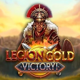 Legion Gold Victory! slot logo by Play'n GO at SpinSahara Casino