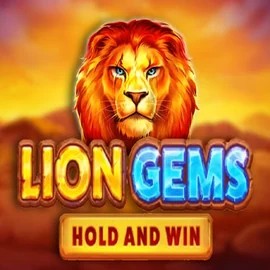 Lion Gems Hold and Win logo by Playson SpinSahara Casino