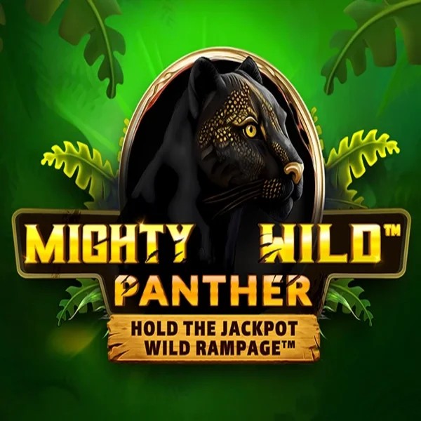 Mighty Wild Panther logo by Wazdan SpinSahara Casino