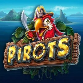 Pirots slot logo by ELK Studios at SpinSahara Casino