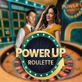 PowerUP Roulette slot visual from Pragmatic Play available on spinssahara.com