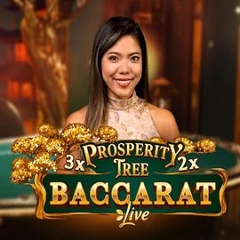 Prosperity Tree Baccarat slot logo by Evolution at SpinSahara Casino