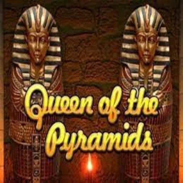 Queen of the Pyramids logo by Playtech at SpinSahara Casino