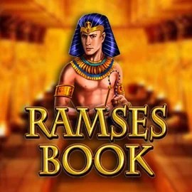 Official Slots logo: Ramses Book by Gamomat at SpinSahara Casino