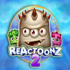 Official Slots logo: Reactoonz 2 by Play'n GO at SpinSahara Casino