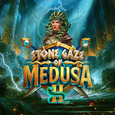 Stone Gaze of Medusa 2 by Stakelogic, showcased at spinssahara.com – game logo