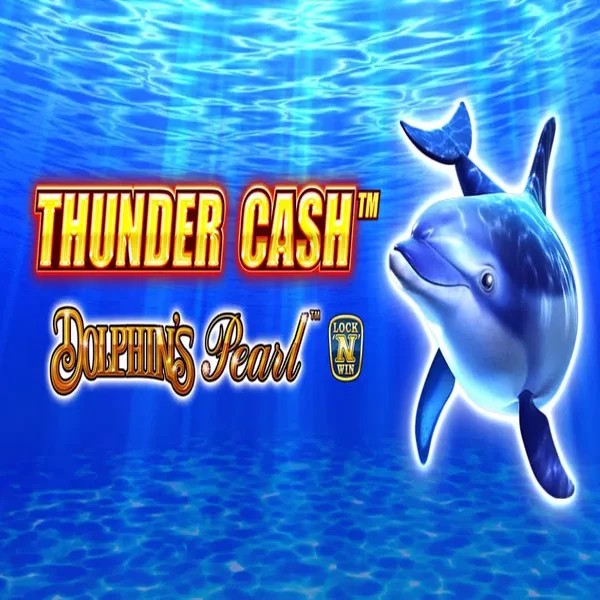 Official Slots logo: Thunder Cash Dolphins Pearl by Novomatic at SpinSahara Casino