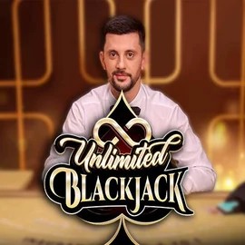 Unlimited Blackjack casino game by Ezugi – featured logo at SpinSahara Casino